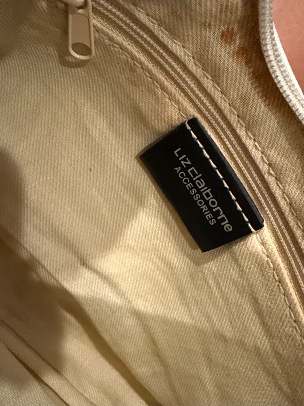 Liz Claiborne white Cream Shoulder Bag - Picture 5 of 9